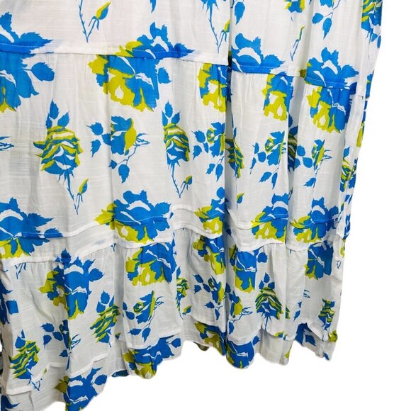 J. Gee Size 3X Maxi Dress Floral Beach Swim Summer Wedding Coastal - Picture 5 of 8